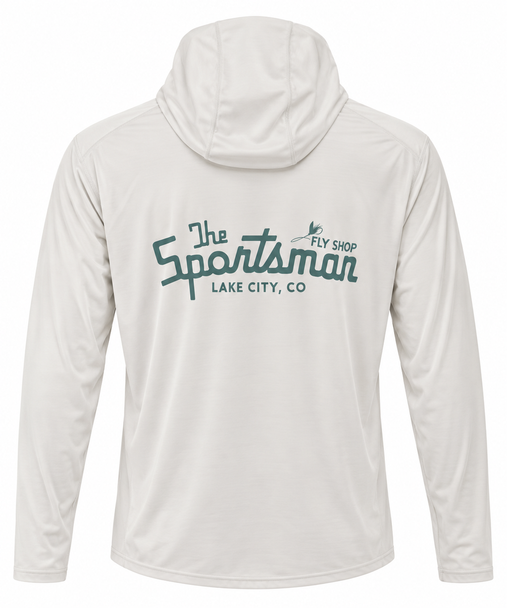 Sportsman X Grundens Tough Sun Hoodie - Oyster