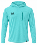 Sportsman X Patagonia Cap Cool Sun Hoodie - Aqua Stone