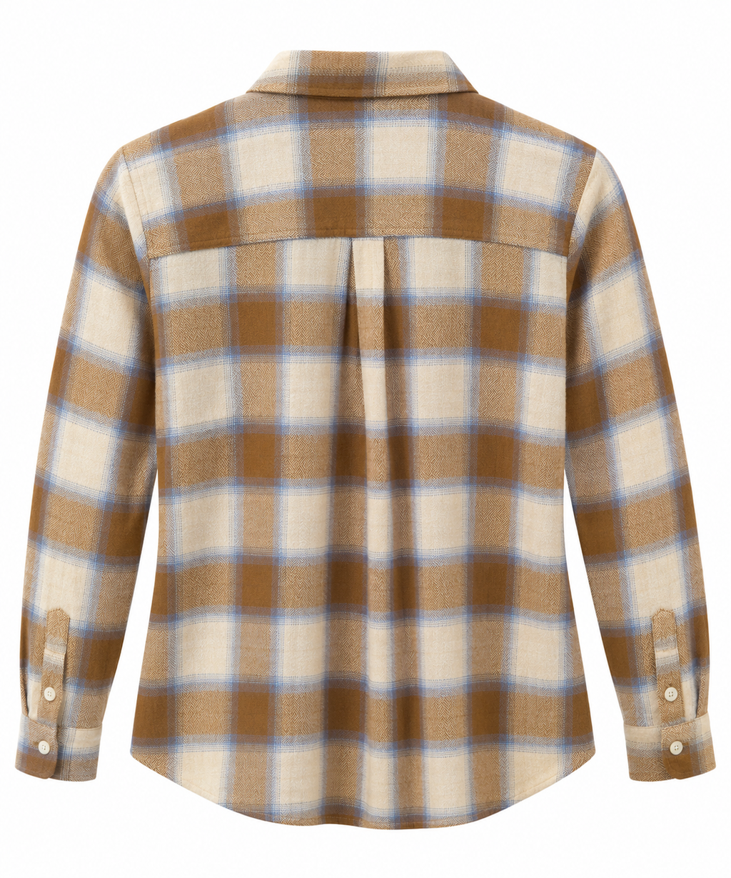 Patagonia Fjord Flannel Shirt - Eclipse Nest Brown