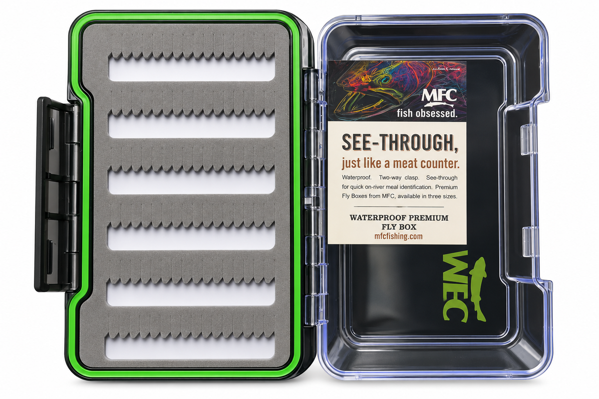 MFC Waterproof Fly Box - Brown Trout Design