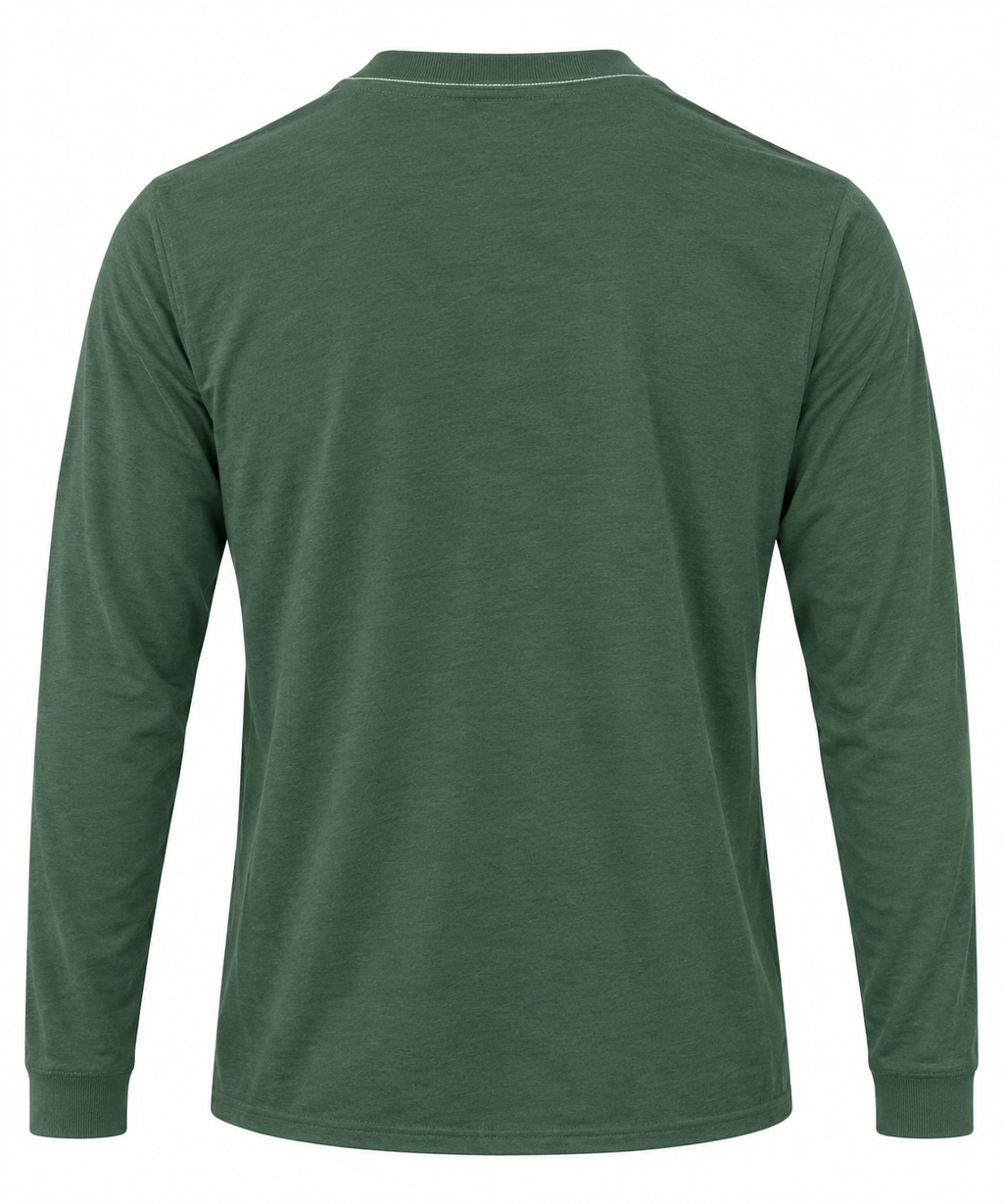 Sportsman Logo Longsleeve with Front Pocket - Green