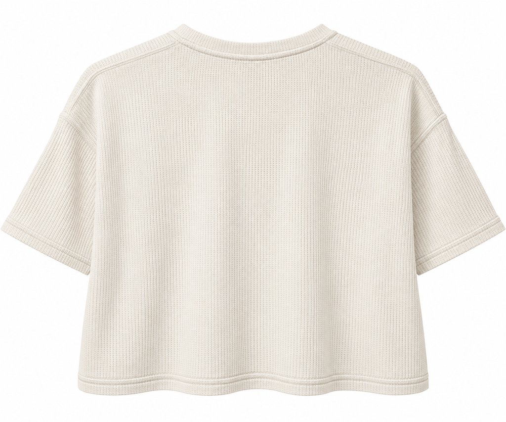 Lake City Waffle Crop Top