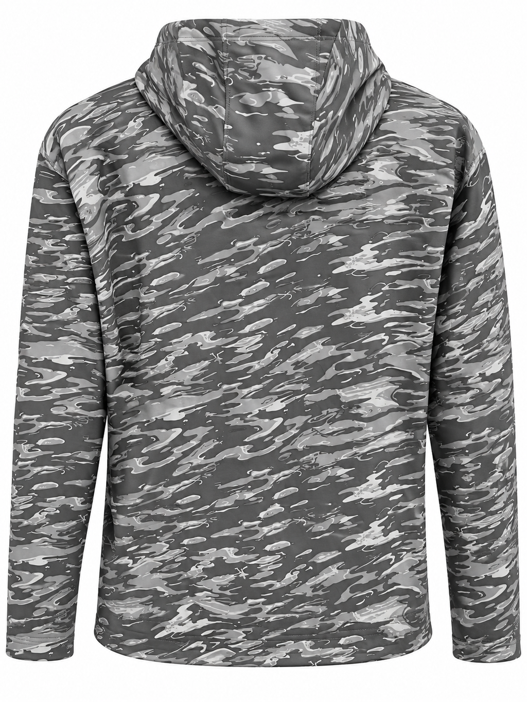 Grundens Kryall Hoodie - Stone Liquid Camo
