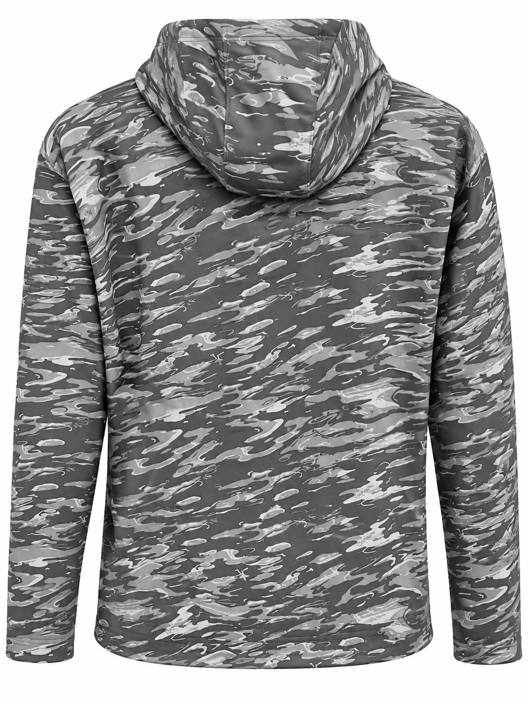 Grundens Kryall Hoodie - Stone Liquid Camo