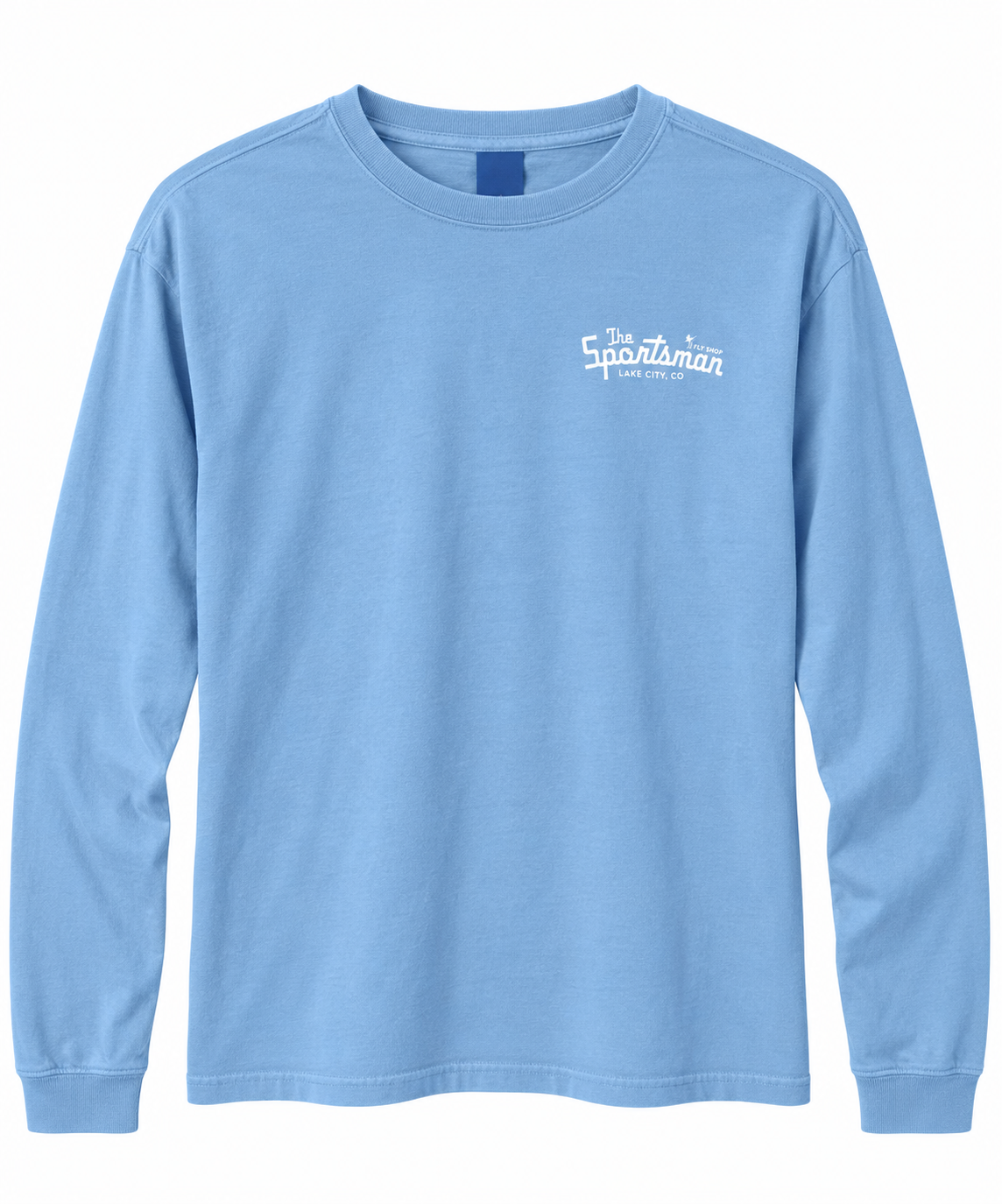 Sportsman Logo Longsleeve - Sky Blue