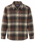 Patagonia Fjord Flannel - Den Brown Plaid