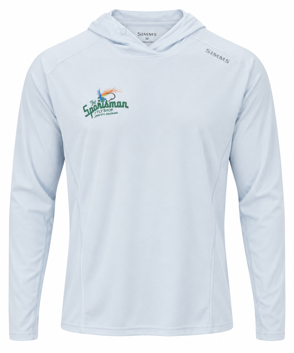 Sportsman X Simms Solarflex Hoodie - Bimini Blue