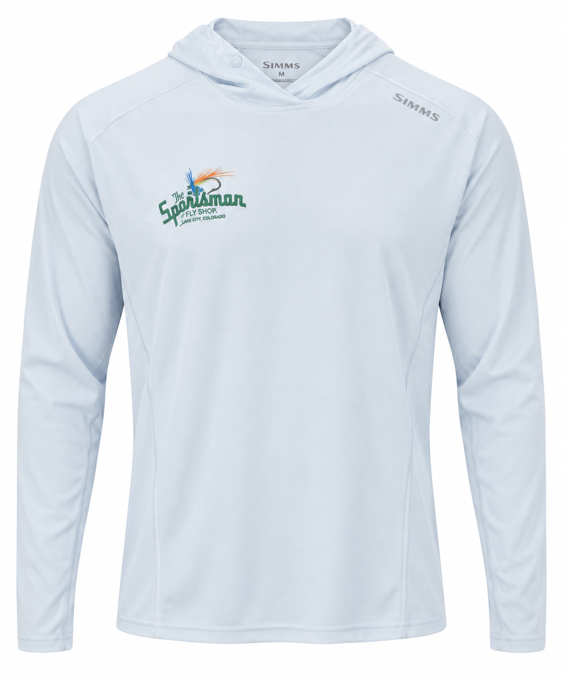 Sportsman X Simms Solarflex Hoodie - Bimini Blue