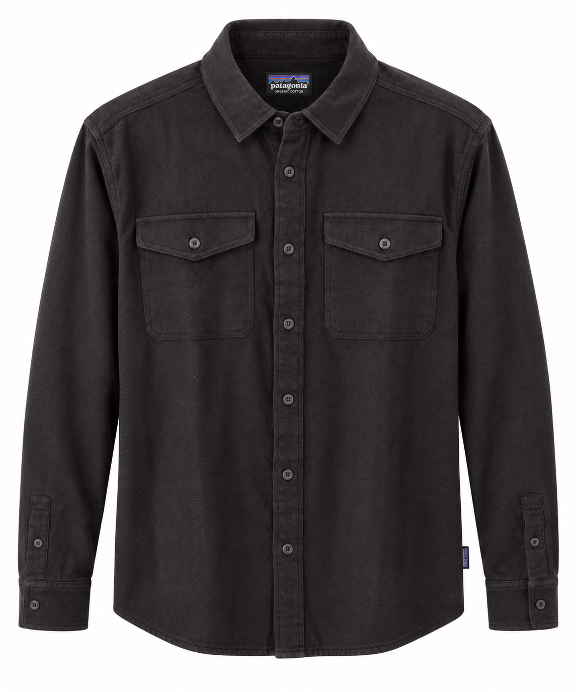 Patagonia Fjord Flannel - Dark Den Brown