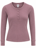 Patagonia L/S Rib Knit Henley - Moonrise Taupe