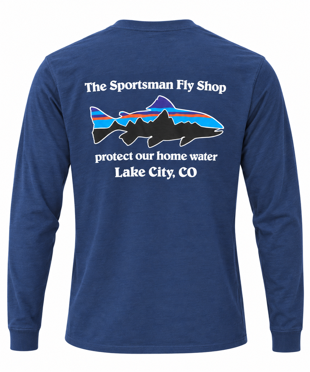 Sportsman X Patagonia Home Water Tee - Navy